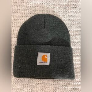 VTG Carhartt Beanie Gray Made In USA RN#14806